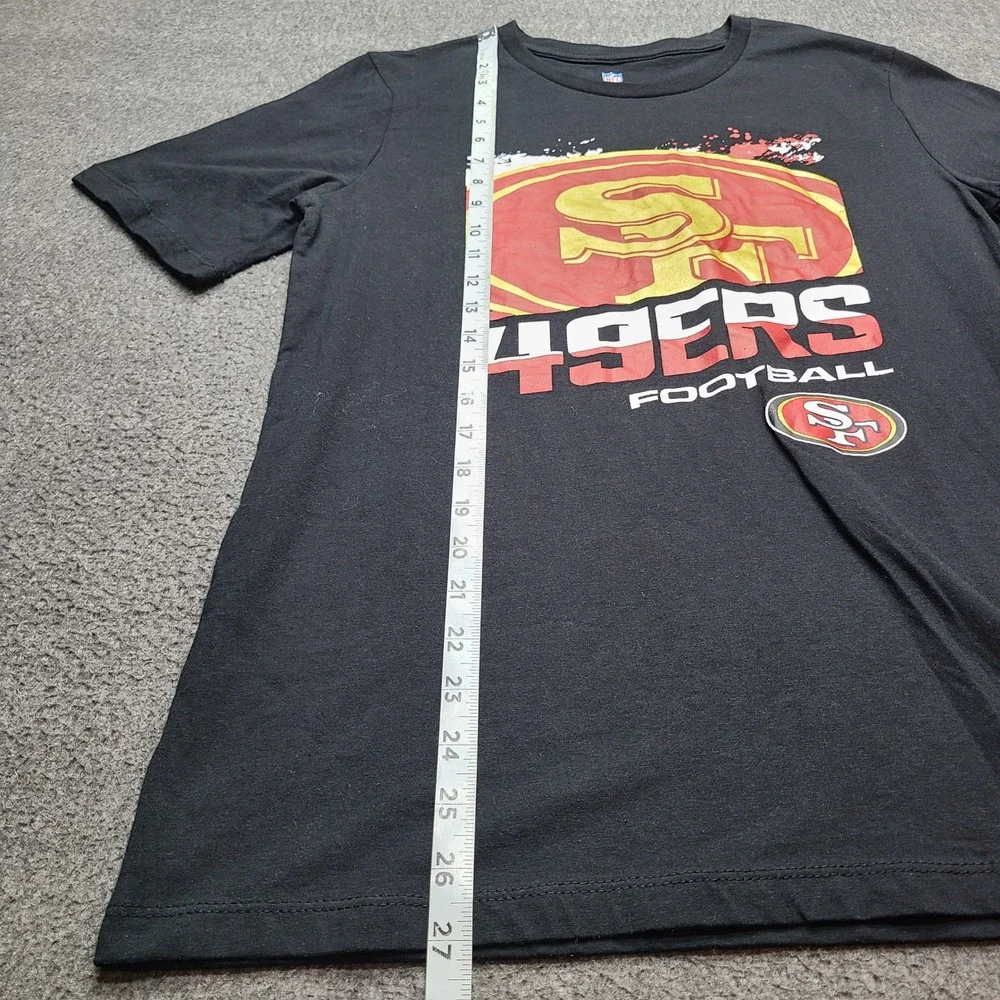 NFL San Francisco 49ers T-Shirt Youth XL Black New Graphic Football Tee